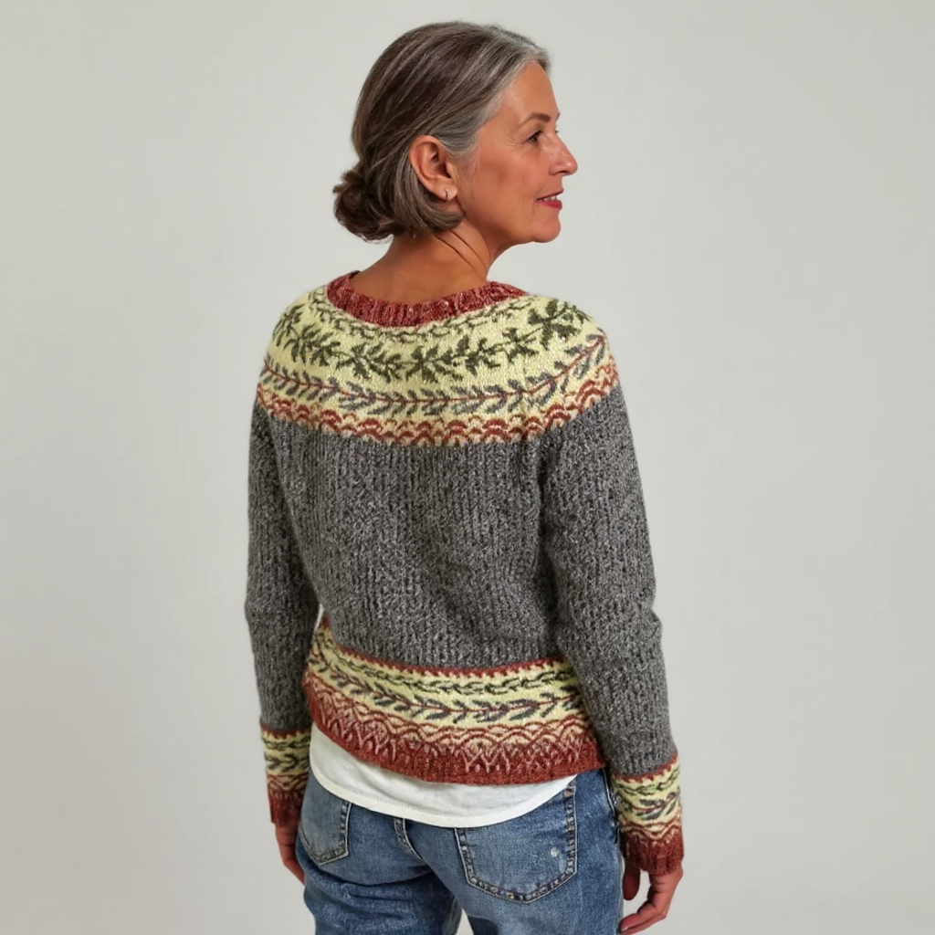 Emma | Vintage Islandzki Sweter Wełniany