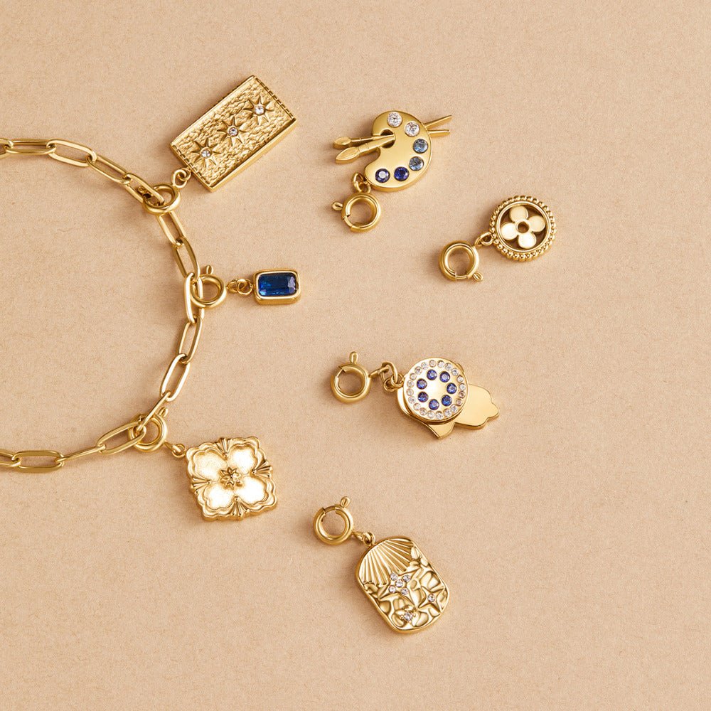 'Spring Bloom' Flower Petal Charm