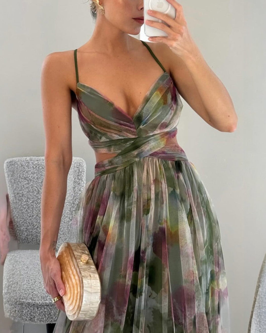 Eliza - Czarująca sukienka maxi w kwiaty