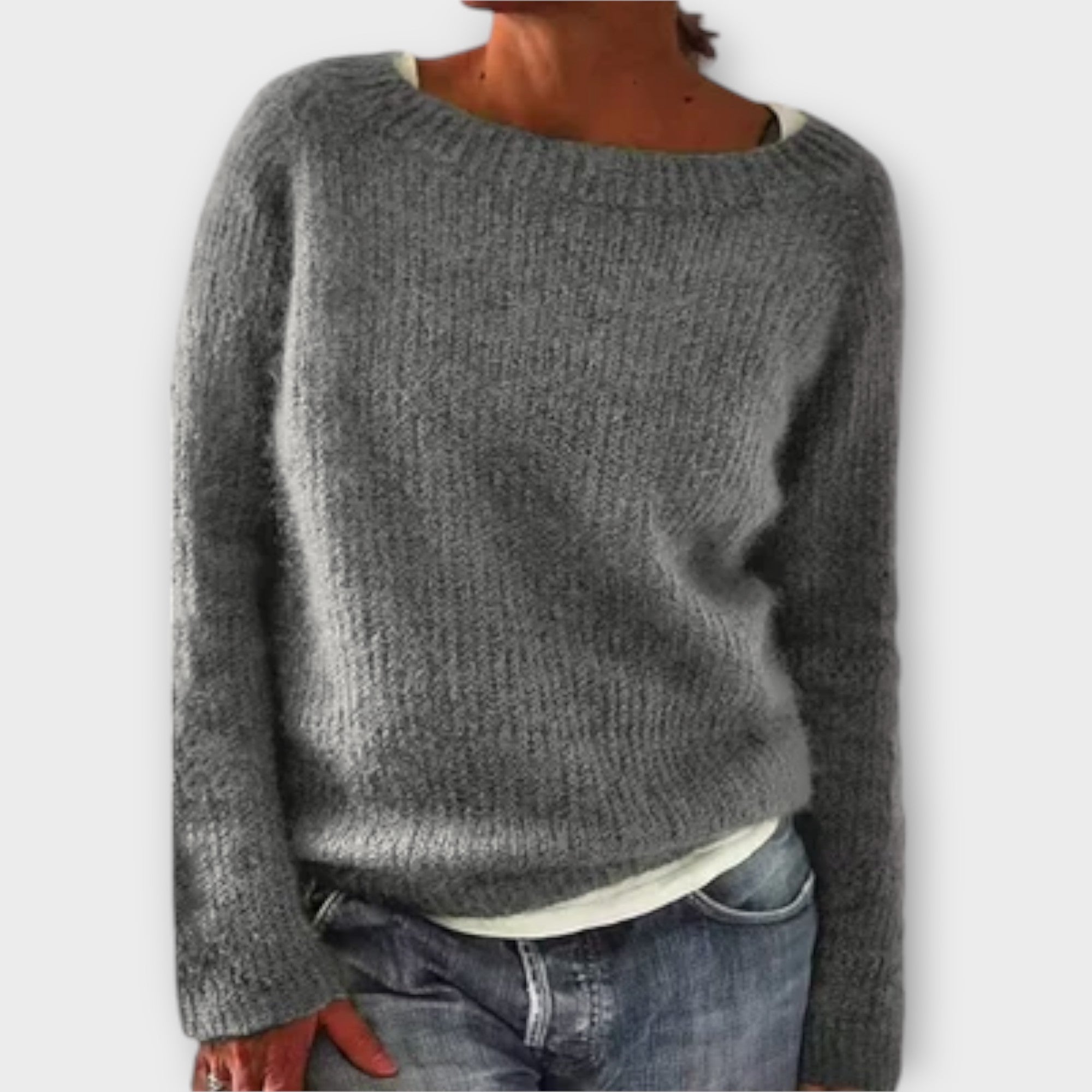 Reece | Vintage Islandzki Sweter Wełniany