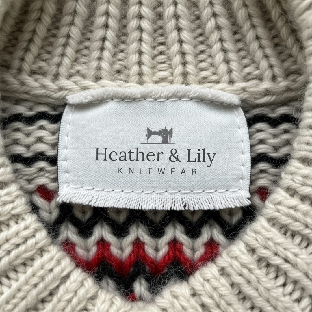 Sophia | Vintage Islandzki Sweter Wełniany