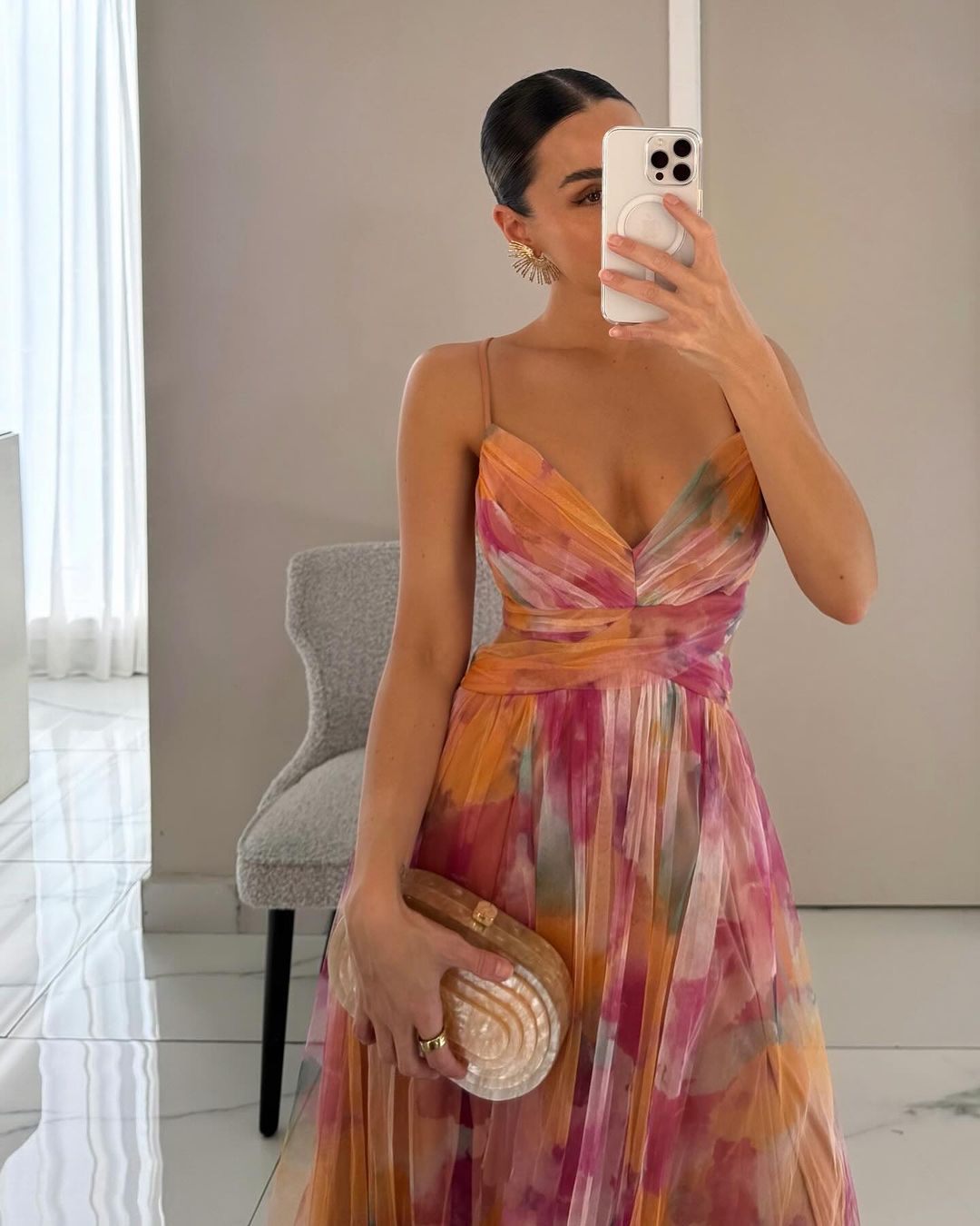 Eliza - Czarująca sukienka maxi w kwiaty