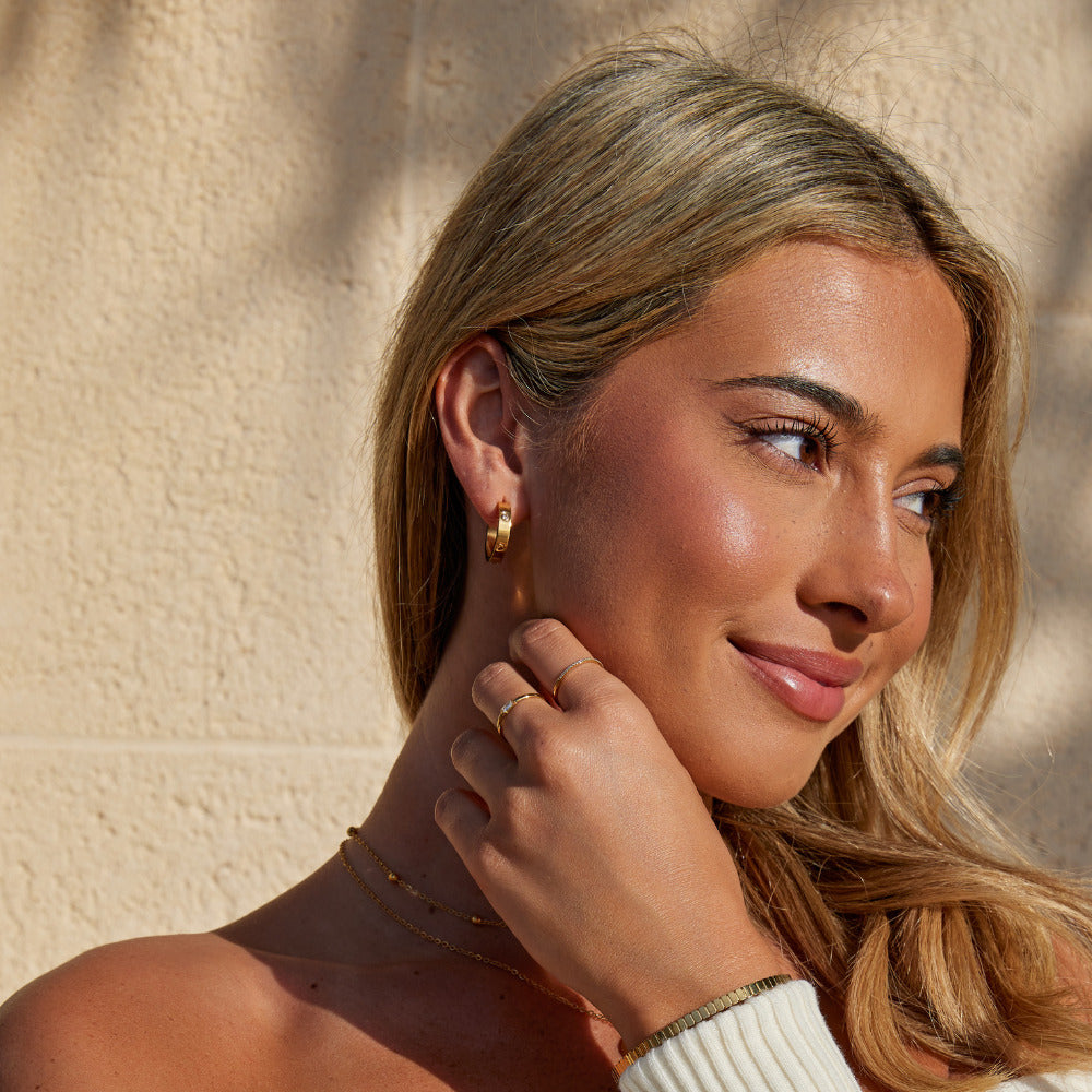 'Small Love' Hoop Earrings