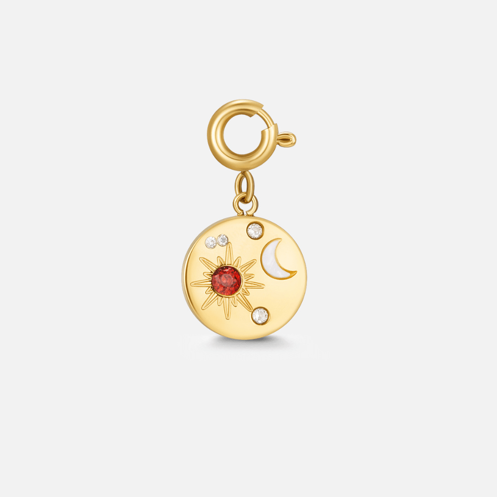 Celestial Sun & Moon Charm