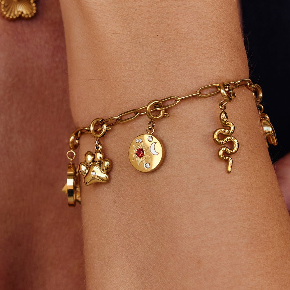 Celestial Sun & Moon Charm