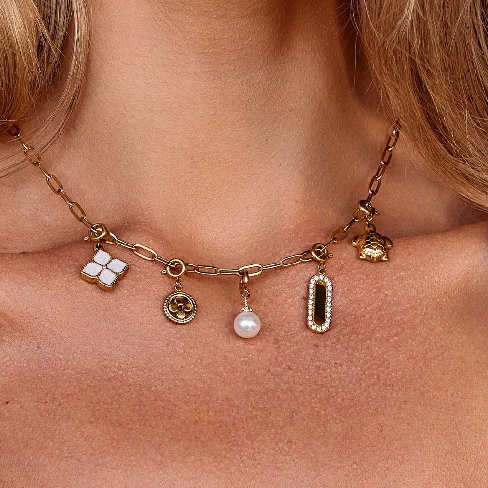 'Spring Bloom' Flower Petal Charm