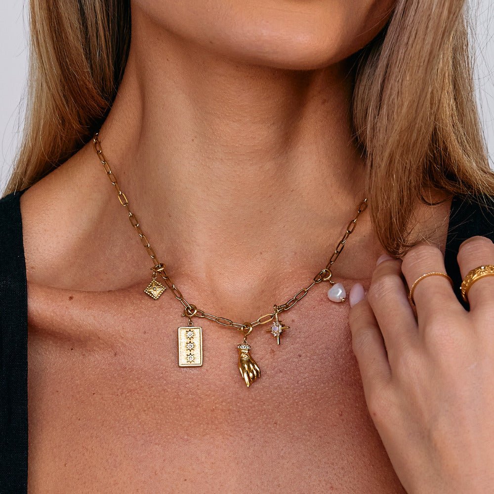 Victoria Gold Hand Charm